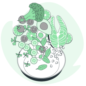 Grilled Steak with Roasted Vegetables