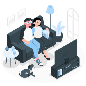 Host a themed movie night