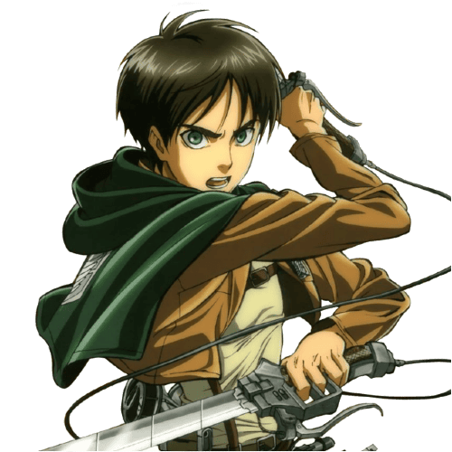 Eren Yeager in Attack on Titan,