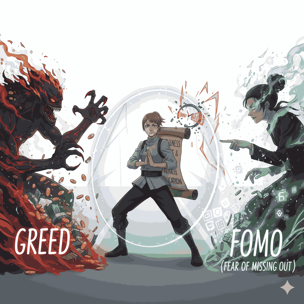 Greed, Impatience, and FOMO