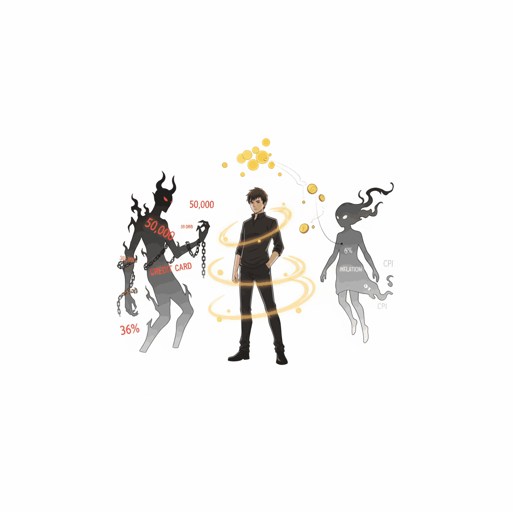 The Villains of Compounding — Debt and Inflation