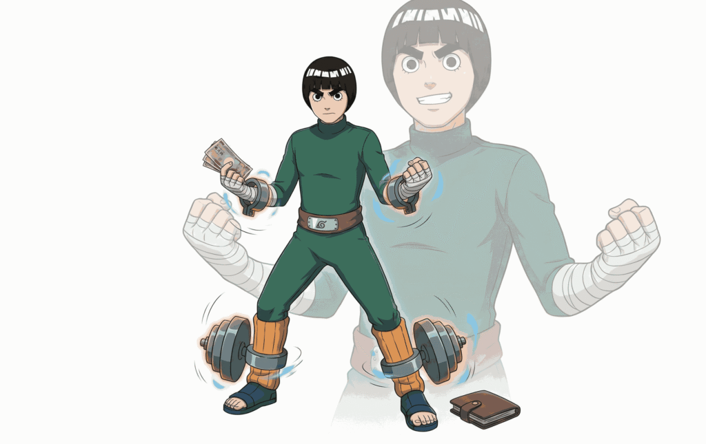 Rock Lee's Weights Budgeting Method