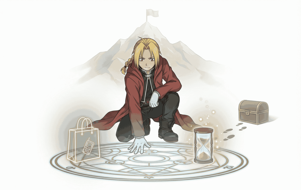 The “Fullmetal Alchemist” Principle of Equivalent Exchange
