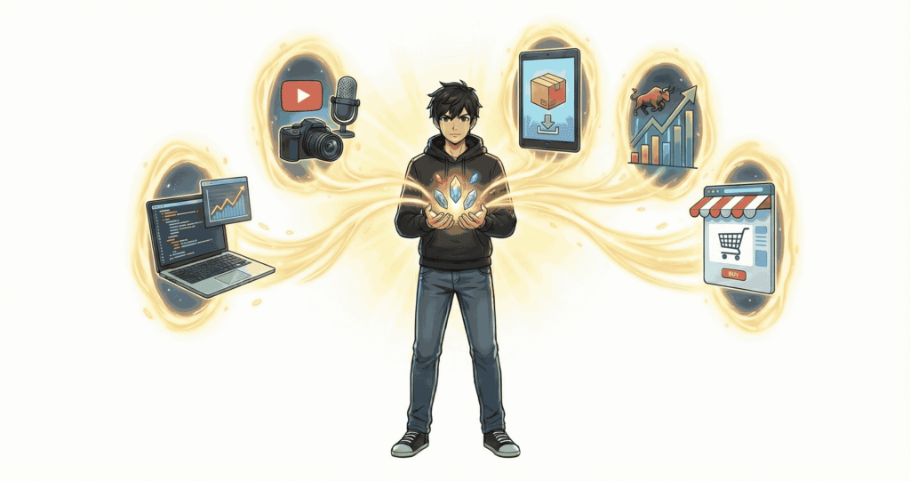 The Side Quest Arc — Creating Multiple Income Streams